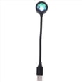thumbnail image 1 of LED USB LáMpara de Puesta Sol Proyector Luz DecoracióN Fiesta CumpleañOs Estado áNimo PortáTil para Dormitorio Living, Sunset Red, 1 of 10