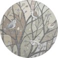 thumbnail image 2 of Addison Rugs Mayfield Premium Machine Washable Transitional Botanical Beige Round Rug, 8' x 8', 2 of 5