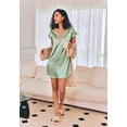 thumbnail image 5 of Ekouaer Nightgown V-neck Sleepwear Lace Nightwear Soft Lingerie for Women, 5 of 6