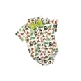 thumbnail image 6 of Kiapeise Baby Boys Cartoon Print Romper Short Sleeve Button + Gentleman  Bowtie, 6 of 10