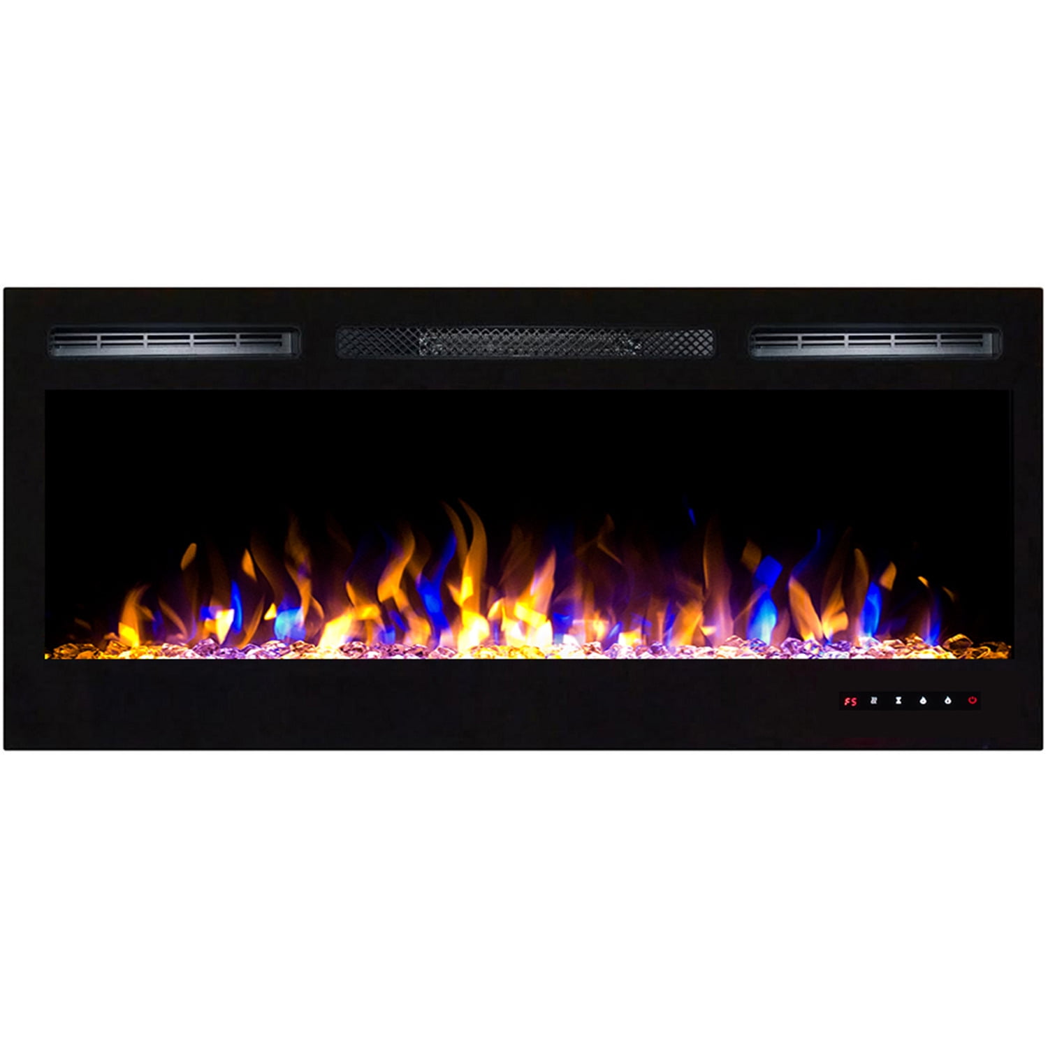 Regal Flame Lexington 35" Multi-Color Built-in Ventless Recessed Wall Mounted Electric Fireplace Better than Wood Fireplaces, Ga