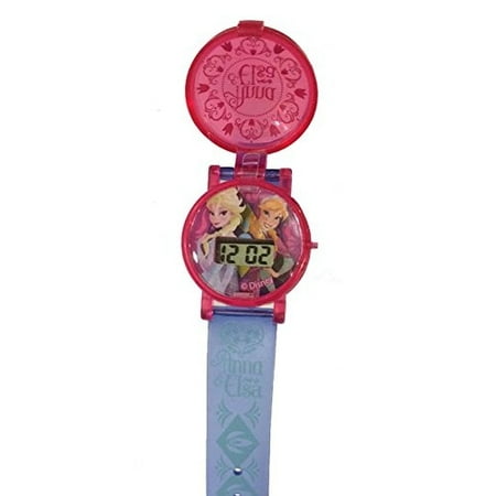 Disney Italian Charm Watch - Disney Frozen Flip Watch - Anna and Elsa