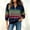 &018-Navy, variant on Ounisa Women's Half Zip Sweatshirt Striped Color Block Long Sleeve Pullover Tops Fall Casual Lightweight Shirts