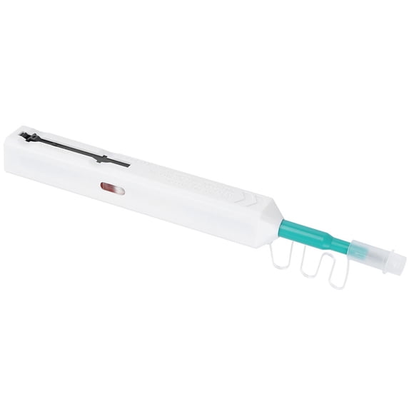 One-Click Cleaner, 180 x 18mm Antistatic Multi-purpose Fiber Optic Cleaner, for Dust ISO 12103-1 Vegetable ResidueSC/FC/ST connectors White