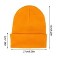 thumbnail image 5 of Gorros Beanie Minnieouse Unisex Skullcap Multifuncional a Prueba de Viento Amarillo Jengibre, 5 of 5