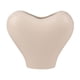 thumbnail image 1 of Jarrón de cerámica con forma de corazón, centro de mesa, obra de arte romántica, elegante florero para Beige, 1 of 6