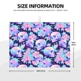 thumbnail image 2 of Honeii pinkk flower crystal Skull print Super Absorbent Coffee Bar Mat Hide Stain Coffee Maker Mat for Countertops Coffee Pot Dish Drying Mat for Kitchen Counter, 2 of 7
