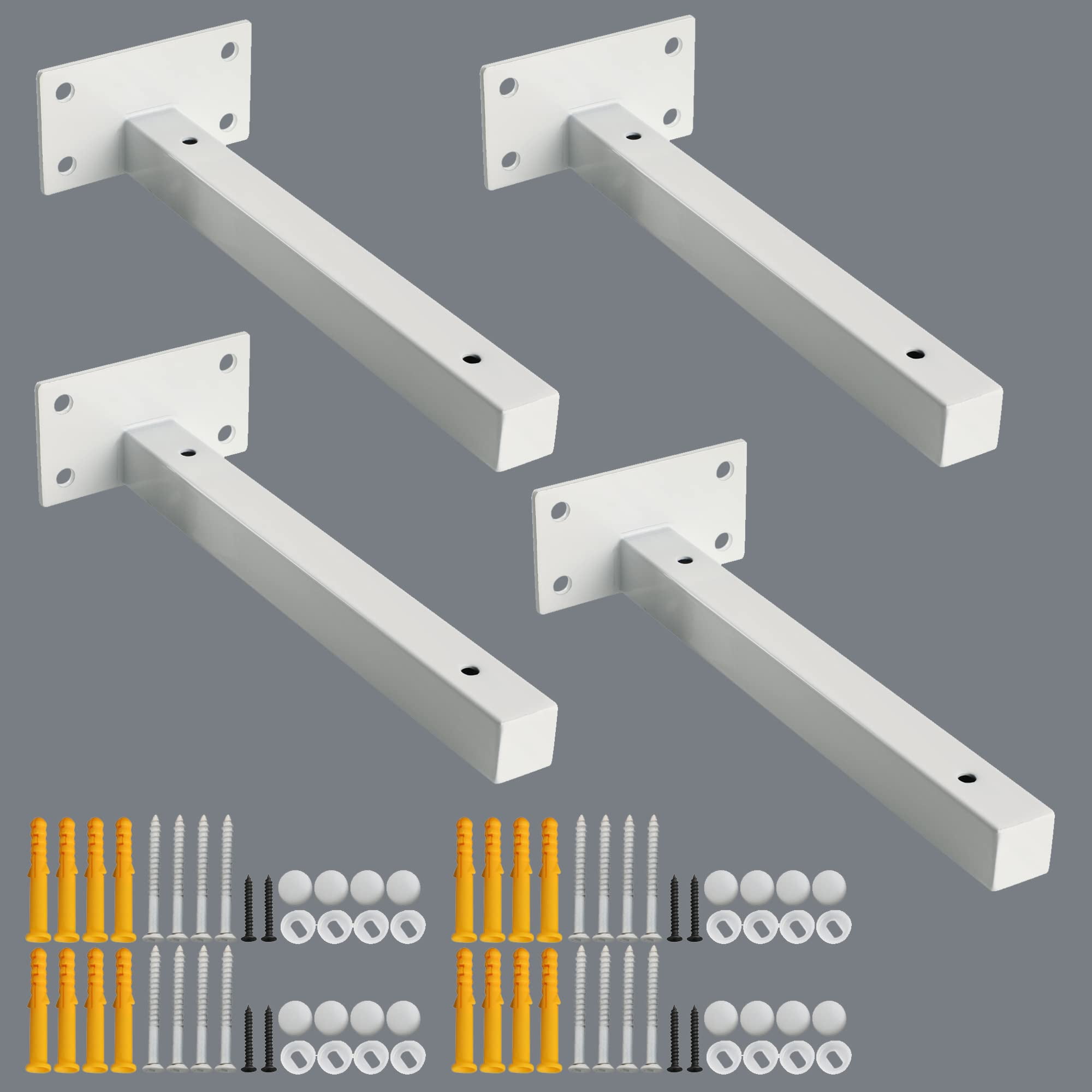 8Inch Shelf Brackets Heavy Duty"T" Brackets for Floating Shelves