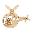 thumbnail image 3 of Piezas de tablero de actividades Juguetes sensoriales de madera Juguete interactivo de viaje para padres e hijos Sensorial Aviones, 3 of 9