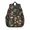Mushroom and Leaf, variant on Mushroom and Moon Black Pattern Backpack for School, Cute School Bag with Adjustable Shoulder Straps and Padded Back, 15"x11.42"x5.5"