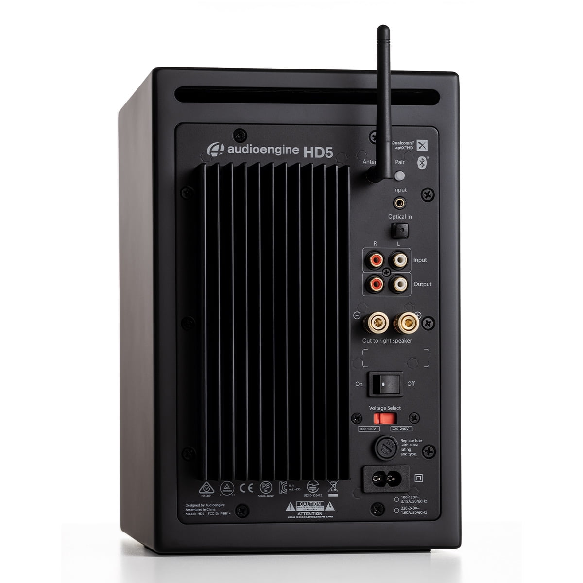 Audioengine HD5 Powered Bluetooth Bookshelf Speakers - Pair (Matte Black)