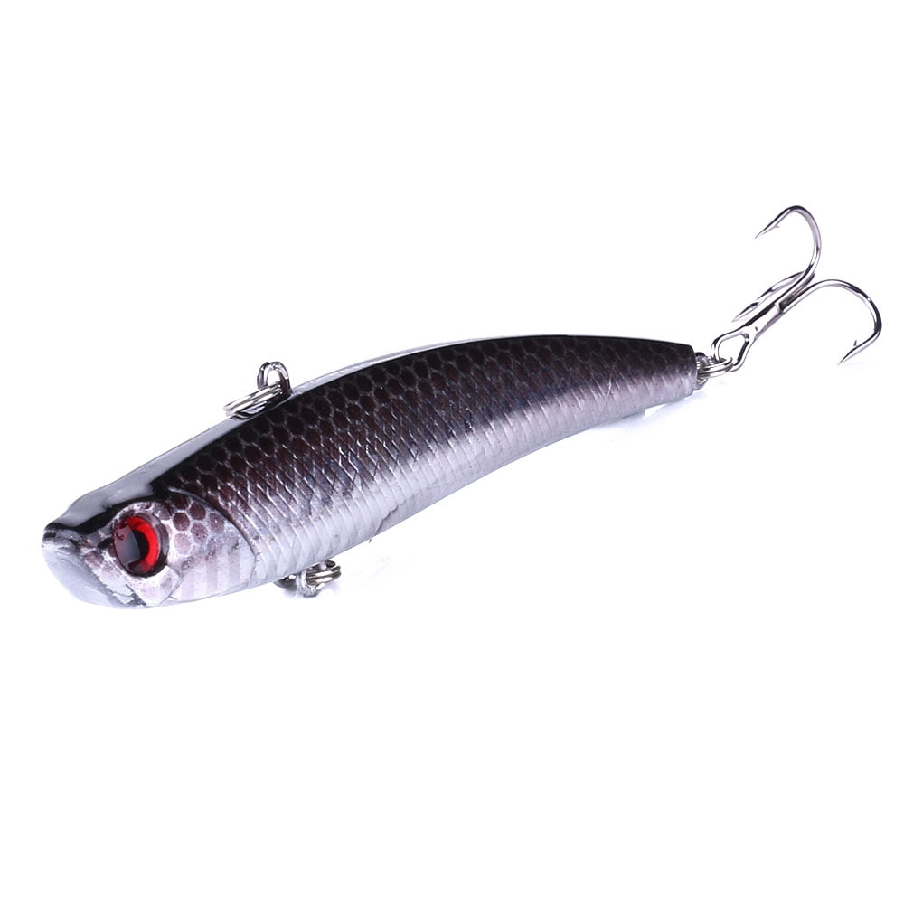 HENGJIA Fishing Lures Bass, Deep Diving Lipless Crankbaits for Bass Minnow VIB Lifelike Hard Baits Sinking Fishing Lure for Bass, Redfish, Trout, Walleye Saltwater Freshwater, 3.74in/0.92oz