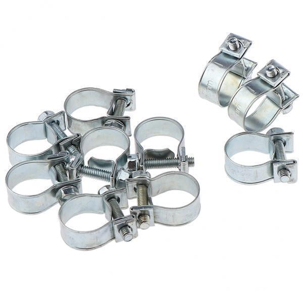 Paquete de 2-6 10x Abrazaderas para mangueras BLESIY Abrazadera de la manguera