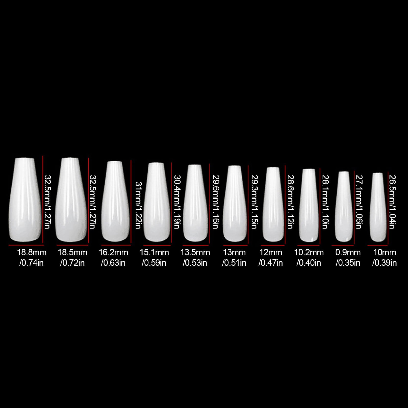 Extra Long Nails Coffin Flake Nails for Teens Long Coffin Nail Tips Clear Clear Nail Coffin Tips Natural Nail Tips Half Cover Reusable Nail Forms Coffin Acrylic Nails Short round Coffin Clear Acrylic