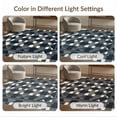 thumbnail image 7 of ODIKA 8'x10' Washable Area Rug Checkered Symmetrical Layout Minimalist Entry Music Geometric for Dining Room, Large Office, Lounge, Non-Slip Chair-Friendly Mat, 7 of 7