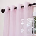 thumbnail image 3 of Quality Home Crushed Voil Sheer Grommet Top Curtain Pair, 3 of 3