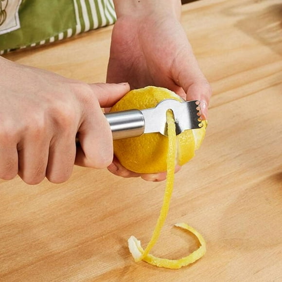 Stainless Steel Lemon Zester Grater for Easily Retrieving Fruit Zest O8K8