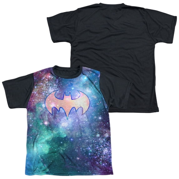 Dc - Shielded Galaxy - Youth Short Sleeve Black Back Shirt - Large