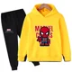 thumbnail image 3 of Ropa de moda de primavera y otoño para niños, sudaderas con capucha y pantalones con estampado de dibujos animados de Marvel Spiderman, conjuntos de 2 piezas, trajes deportivos informales para niños y, 3 of 5