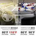 thumbnail image 4 of Hello Kitty Car Window Sun Shade Visor, Car Sunshade Front, Windshield Visor Shield Cover Foldable Reflector for Car Truck SUV 51"x28", 4 of 8