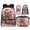 Strawberry Sloth, variant on Yspwyqan Kids Backpack Set 4Pcs with Lunch Box Pencil Case Water Bottle Bag, Strawberry Sloth Lightweight Double Zipper Bookbags for School Travel