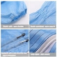 thumbnail image 4 of Unisex Full-Body Hooded Dustproof Quick-Dry Coveralls, Polyester, for Cleanrooms, 4 of 9