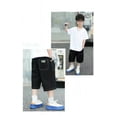 thumbnail image 6 of Tfken Wide Leg Jeans Shorts For Boys Toddlers Soft Trousers Black Size 4-5 Years Pants, 6 of 6