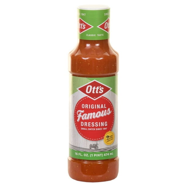 Ott's Original Famous Salad Dressing, 16 fl oz Bottle - Walmart.com