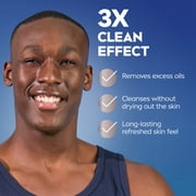 NIVEA MEN Sensitive Face Wash with VitaminPro Complex, Alcohol-Free Mens Face Wash, 5 fl oz
