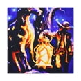 thumbnail image 4 of "Hitching Post in Bloom" - Canvas, 4 of 25