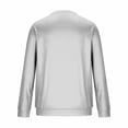 thumbnail image 4 of Men's Long Sleeve Ribbed Knit Shirts Crew Neck Pullover Tops Regular Fit Stretchy Sweatshirt Lightweight Sweater, 4 of 6