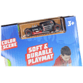 thumbnail image 2 of Hot Wheels Felt Mega Playmat with Moa Hot Rod Vehicle Toy Car, 2 of 5