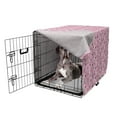 thumbnail image 5 of Cupcakes Dog Crate Cover, Pastry Arrangement Muffins and Macaroon Cookies, Easy to Use Pet Kennel Cover Small Dogs Puppies Kittens, 7 Sizes, Pink Multicolor, by Ambesonne, 5 of 6