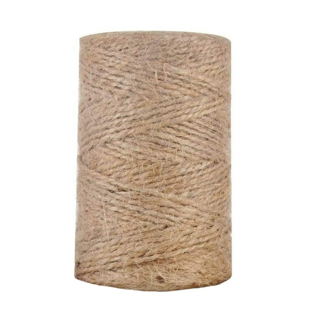 1 Roll Jute Twines Hemp Ropes Twine Ropes for Gift Wrapping Burlap