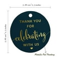 thumbnail image 6 of Inkdotpot Thank You Celebrating With Us Bridal Shower-Baby Shower-Retirement-Wedding-Birthday Bottle Tag Real Gold Foil Favor Hang Tags Pack Of 100, 6 of 6