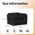 thumbnail image 5 of Fotbe Black Poker for Four Slice Toaster Cover, Fingerprint Protector, Super Soft Appliance Cover And Dust Cover,Bread Dust Cover & Fingerprint Protection, 5 of 7