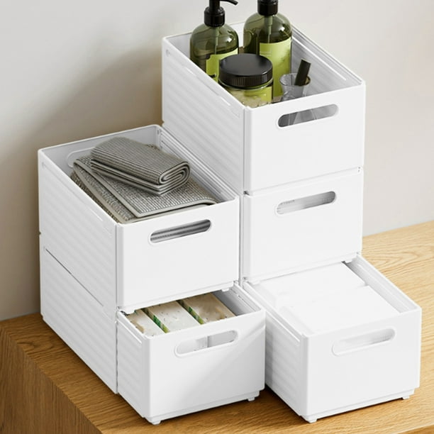 XWSHYW Baúles de Almacenamiento Caja de Almacenamiento Retráctil, Armario de Cocina, Caja de Almacenamiento En Ángulo Recto, Organizador de Artículos Diversos para El Hogar, para Refrigeradores y Con