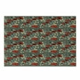 thumbnail image 1 of Poppy Flower Cutting Board, Abstraction of a Growing Floral Garden Leaves Botanical Modern Nature, Decorative Tempered Glass Cutting and Serving Board, Small Size, Grey Red Beige, by Ambesonne, 1 of 1