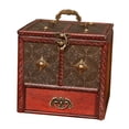 thumbnail image 1 of Caja de Almacenamiento de Madera, Caja Organizadora Antiguas de Estilo Chino Retro, Caja de Baratija, Caja de Almacenamiento para Mu , moneda Baoblaze caja de almacenamiento de joyas, 1 of 8