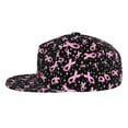 thumbnail image 3 of Daiia Breast Cancer Awareness (2) print Flat Bill Hats Flat Brim Trucker Cap Baseball Cap Adjustable Classic Low Profile Hat Unconstructed Plain Cap, 3 of 9