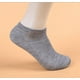 thumbnail image 1 of Calcetines de corte bajo para hombre y mujer, de algodón, informales, antideslizantes, reforzados, paquete de 10, 1 of 4