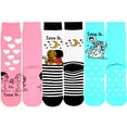 thumbnail image 4 of Love Is  3-Pack Novelty Crew Socks Colorful Socks Adult Unisex Size 9-11 Women 10-13 Men, 4 of 4