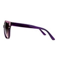 thumbnail image 3 of SA106 Womens Reptile Leather Trim Oversize Butterfly Sunglasses Pink, 3 of 4