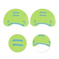 thumbnail image 3 of Unique Bargains 1 Pair Unisex Adult Durable Hand Flippers for Swimming Green, 3 of 6