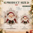 thumbnail image 2 of Christmas Snowman Diamond Painting Art Kits For Adults,Special Shaped Hanging Pearl Acrylic Suncatcher Gem Art Pendant Decorations Kit For Home Decor And Gift(12In), 2 of 4