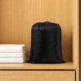 thumbnail image 4 of Extra Large Moving Bag, 88L Heavy Duty Storage Tote 28.7×13.8×13.8 Inch, Foldable PP Zipper Organizer For Clothes Dorm(M,Black), 4 of 5