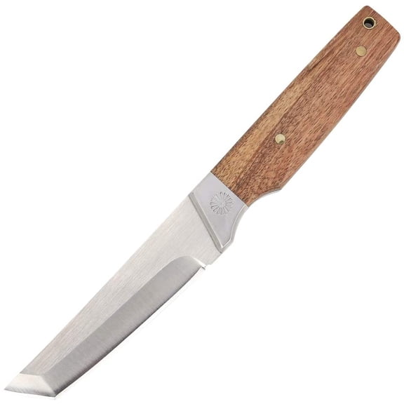 Tanto Knife Fixed Blade, D2 Blade Full Tang Tactical Survival Camping Cleaver Knife with Nylon Sheath