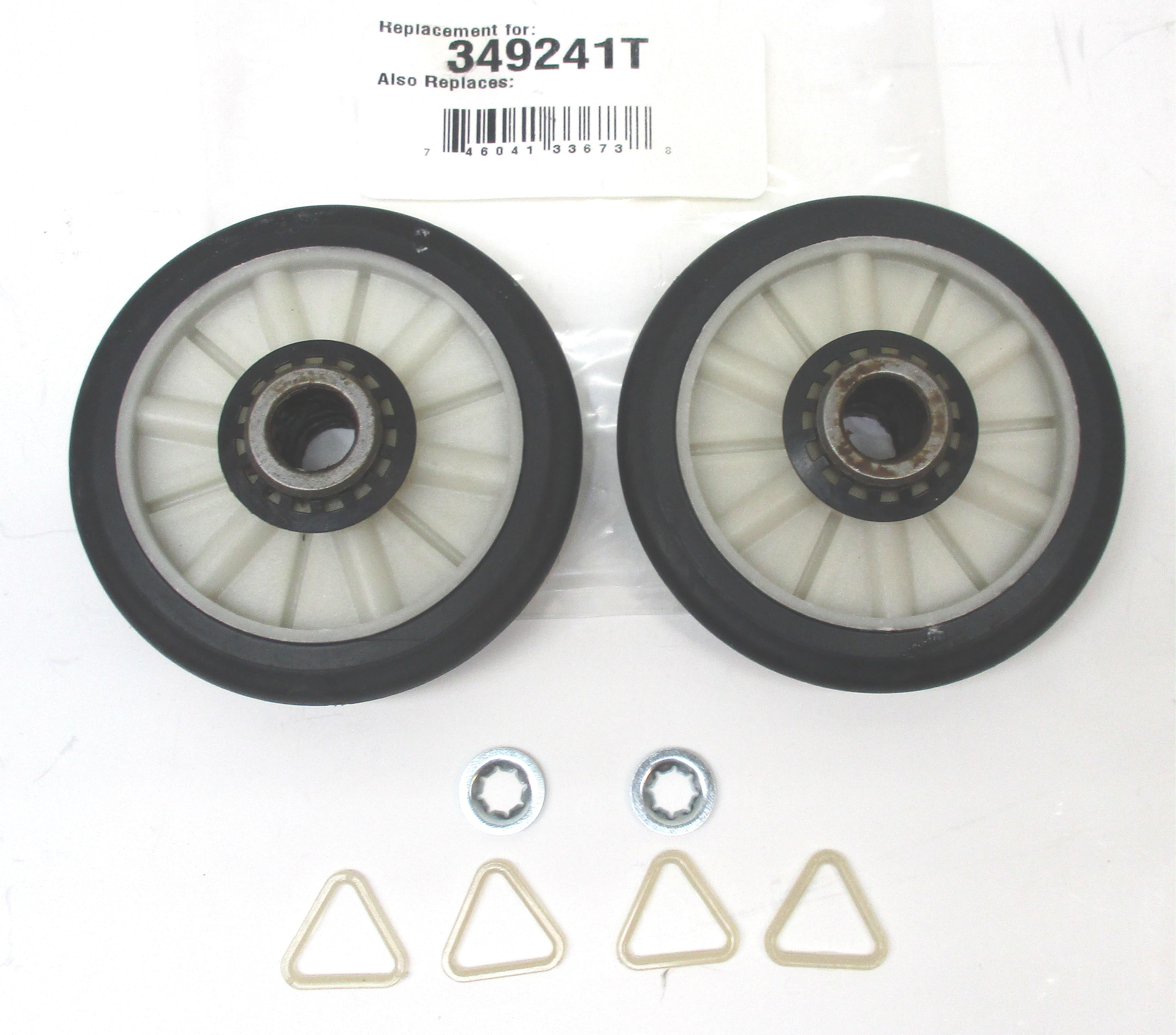 349241T 349241 DRYER DRUM ROLLER PAIR KENMORE ROPER