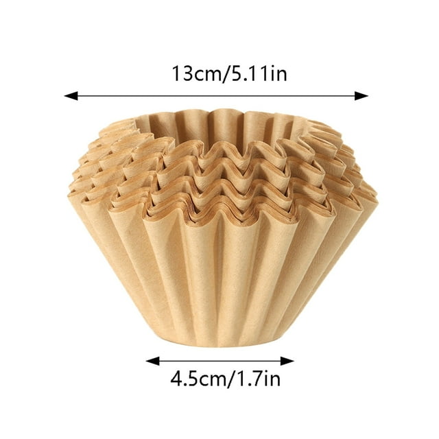 Ltdhehe Coffee Filter Paper 155/185 Cake Coffee Filter Paper Hand Brewing Pot Drip Coffee Filter Paper Filter Paper