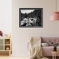 thumbnail image 3 of Historic Framed Print, Middle Fork Stanislaus River Bridge, Spans Middle Fork Stanislaus River at State Highwa, Dardanelle vicinity, Tuolumne County, CA, 17-7/8" x 21-7/8", 3 of 9